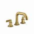 Kohler Deck-Mount Bath Faucet Trim in Vibrant Brushed Moderne Brass T35911-4-2MB